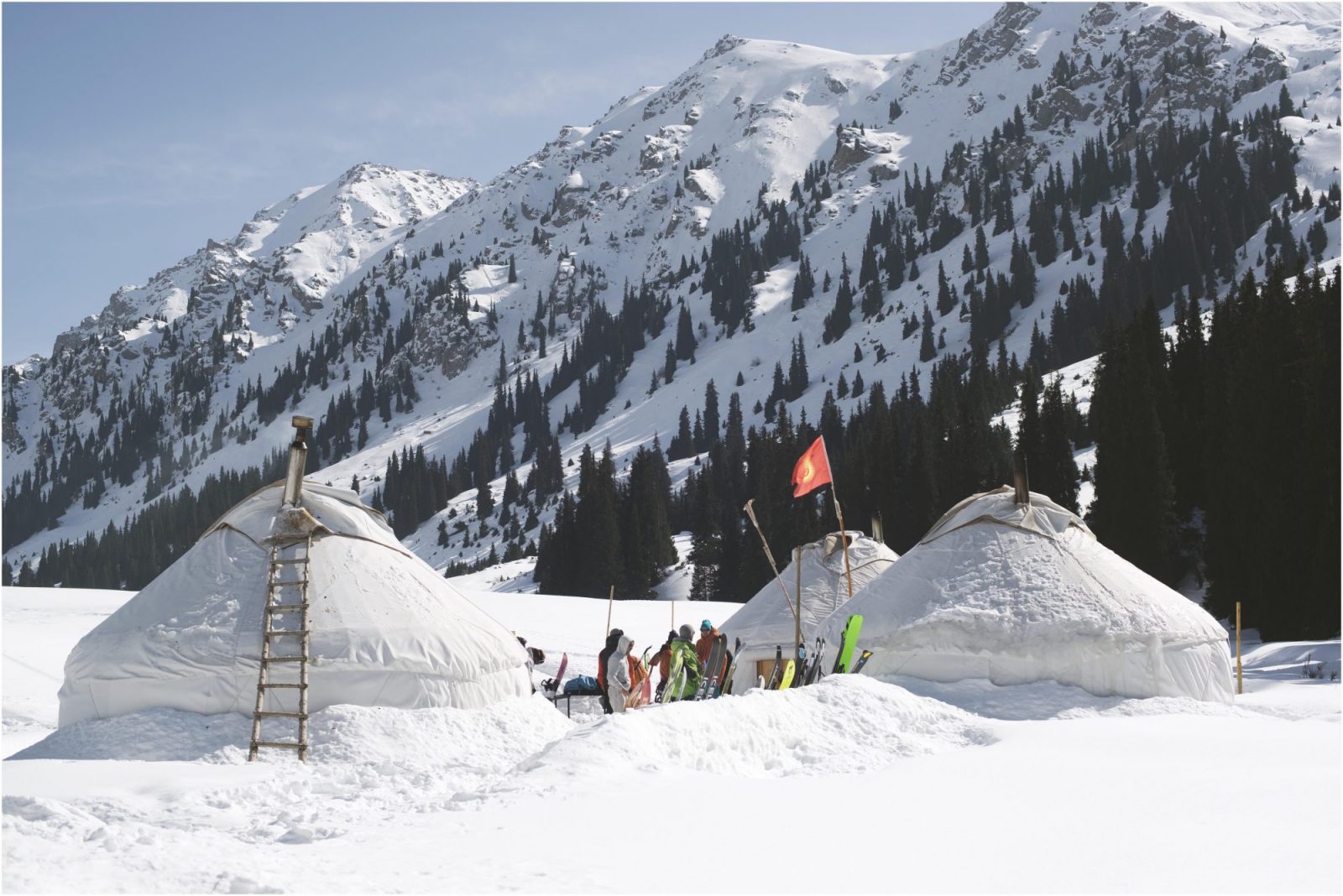 ski au Kirghizstan